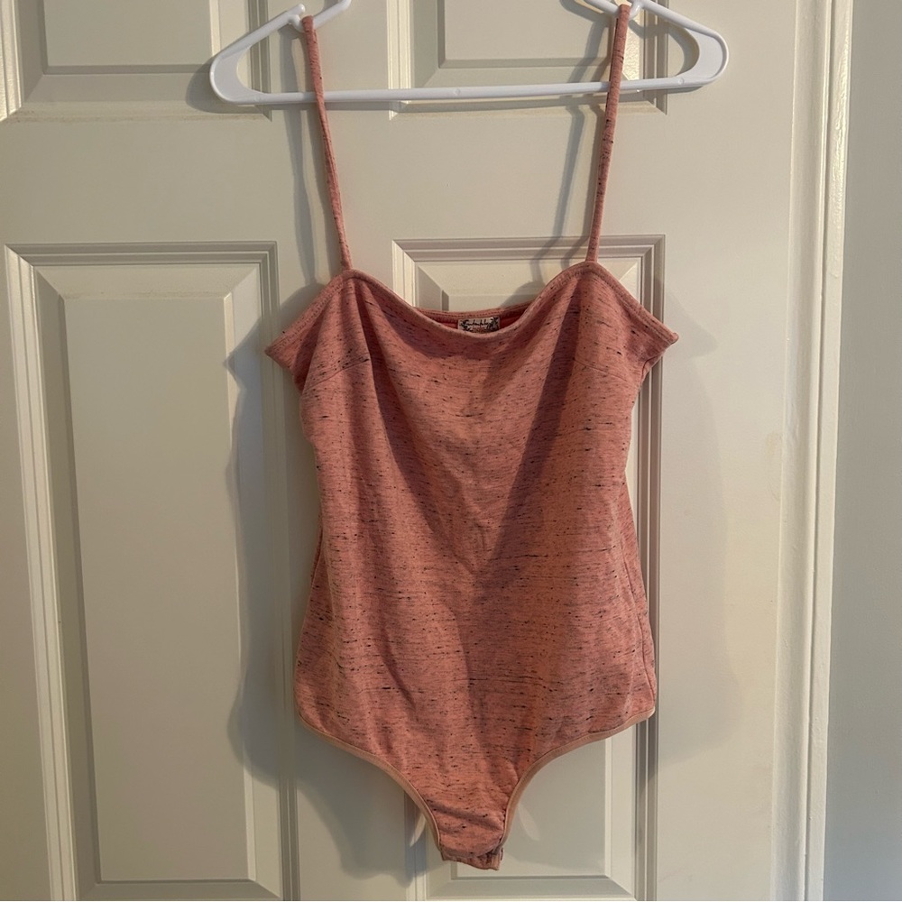 Free People Intimately Pink Bodysuit